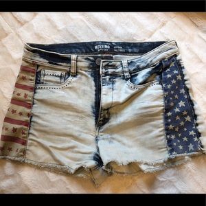 Americana high rise shorts size 13